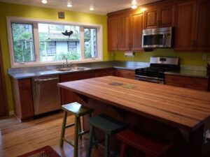 Kitchen remodel with new countertops