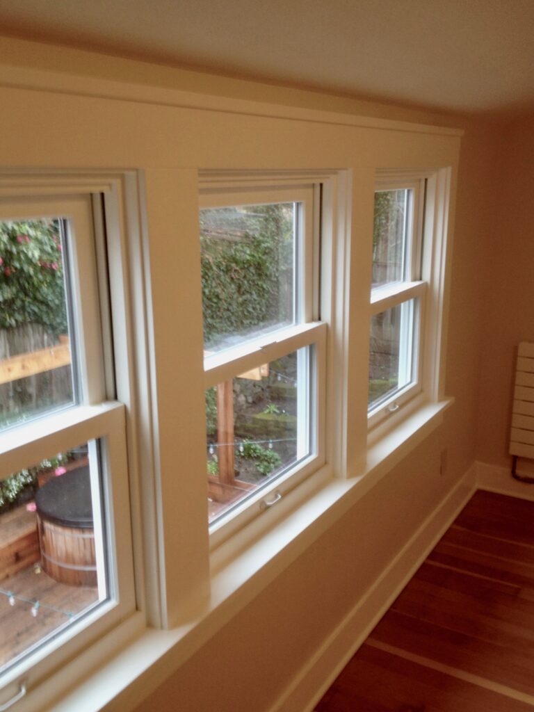 Newly remodeled windows in NE Portland