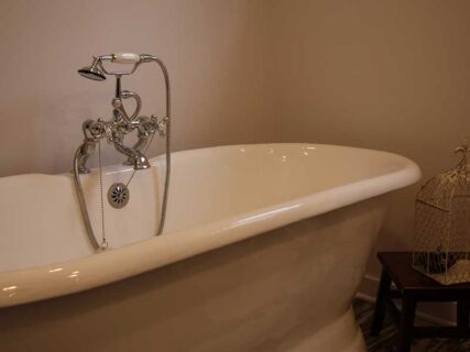 Remodeled Soaking clawfoot tub