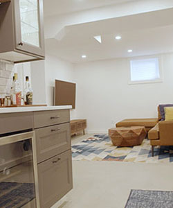 Basement Remodeling Living Area Service