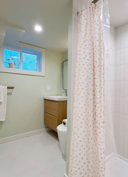 Basement Remodel with new Bathroom in Alameda