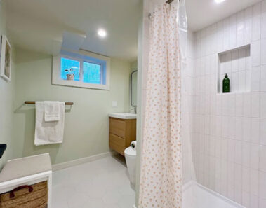 Basement Remodel with New Bathroom in Alameda