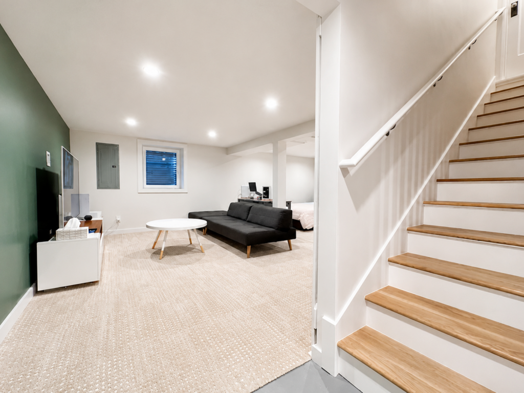 Bright & Comfortable Basement Remodel Bright & Comfortable Basement Remodel